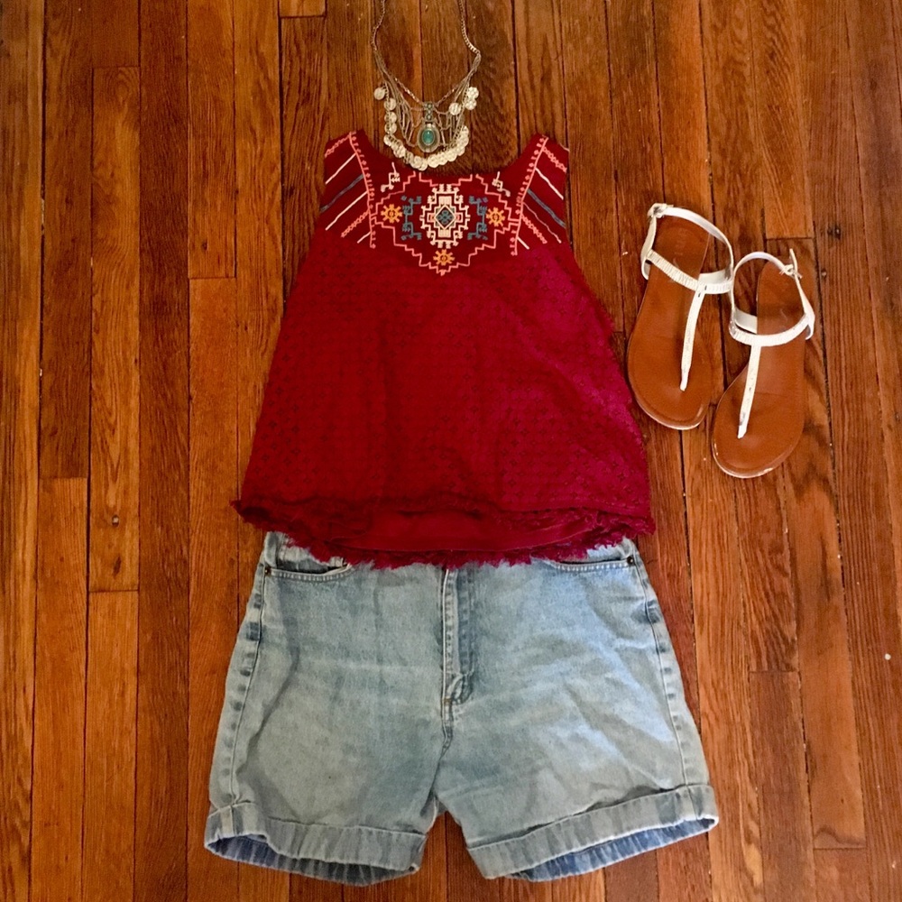 Cute, western-style crop top